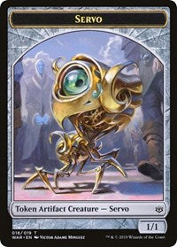 Servo // Dragon Double-sided Token (Challenger 2020) [Unique and Miscellaneous Promos] | Tabernacle Games