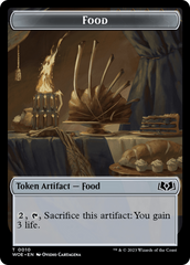 Faerie // Food (0010) Double-Sided Token [Wilds of Eldraine Tokens] | Tabernacle Games