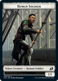 Human Soldier (004) // Zombie Double-sided Token [Commander 2020] | Tabernacle Games