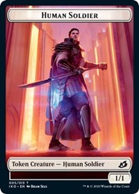 Human Soldier (005) // Zombie Double-sided Token [Commander 2020] | Tabernacle Games