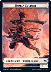 Human Soldier (003) // Zombie Double-sided Token [Commander 2020] | Tabernacle Games