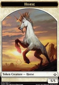 Horse // Zombie Double-sided Token [Hour of Devastation Tokens] | Tabernacle Games