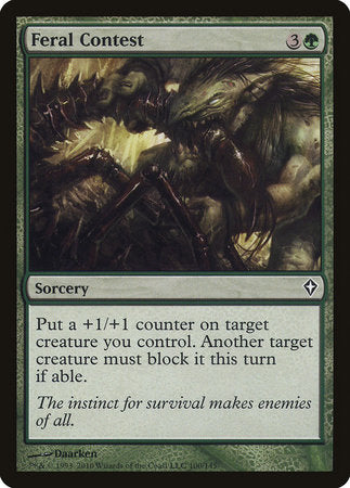 Feral Contest [Worldwake] | Tabernacle Games