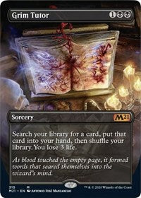 Grim Tutor (Alternate Art) [Core Set 2021] | Tabernacle Games