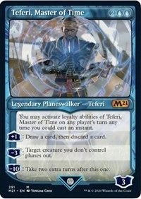 Teferi, Master of Time (Showcase) (291) [Core Set 2021] | Tabernacle Games