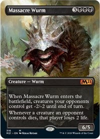 Massacre Wurm (Alternate Art) [Core Set 2021] | Tabernacle Games