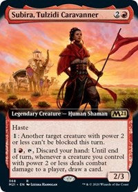 Subira, Tulzidi Caravanner (Extended Art) [Core Set 2021] | Tabernacle Games