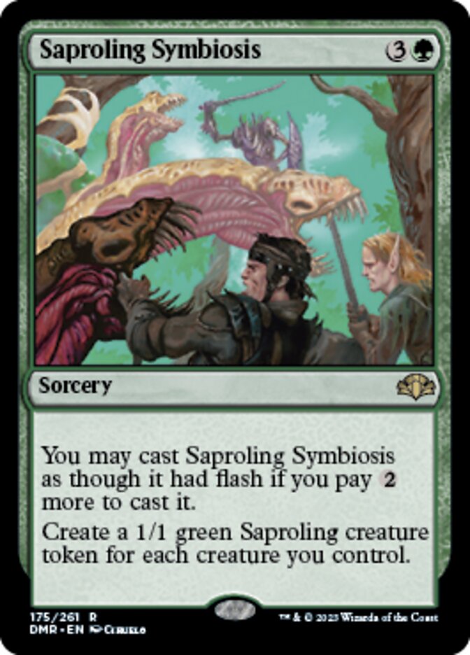 Saproling Symbiosis [Dominaria Remastered] | Tabernacle Games