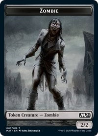 Zombie Token [Core Set 2021] | Tabernacle Games