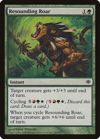 Resounding Roar [Shards of Alara] | Tabernacle Games