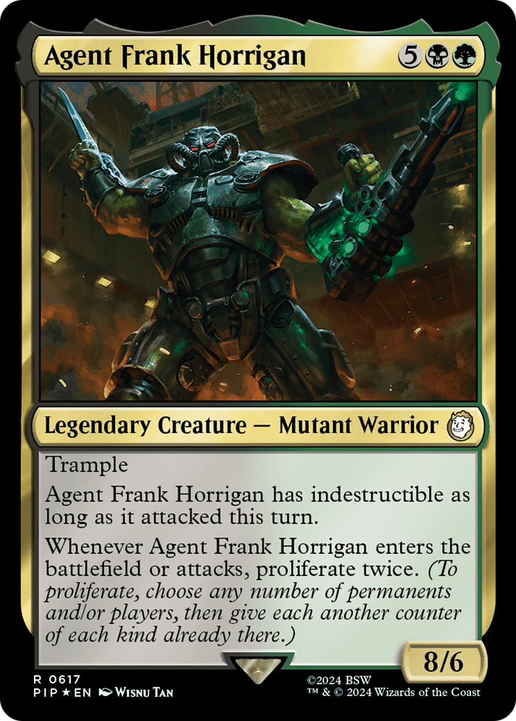 Agent Frank Horrigan (Surge Foil) [Fallout] | Tabernacle Games
