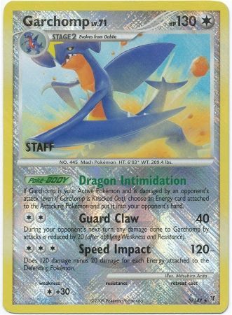 Garchomp (5/147) (Championship Promo Staff) [Platinum: Supreme Victors] | Tabernacle Games