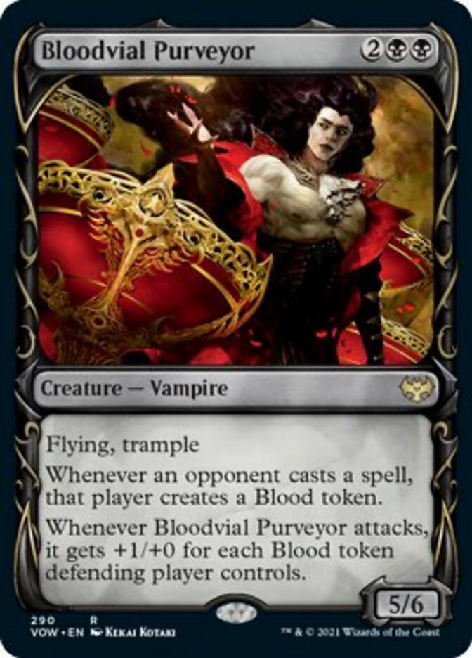 Bloodvial Purveyor (Showcase Fang Frame) [Innistrad: Crimson Vow] | Tabernacle Games