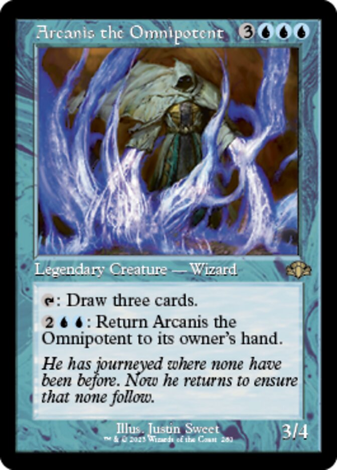 Arcanis the Omnipotent (Retro) [Dominaria Remastered] | Tabernacle Games