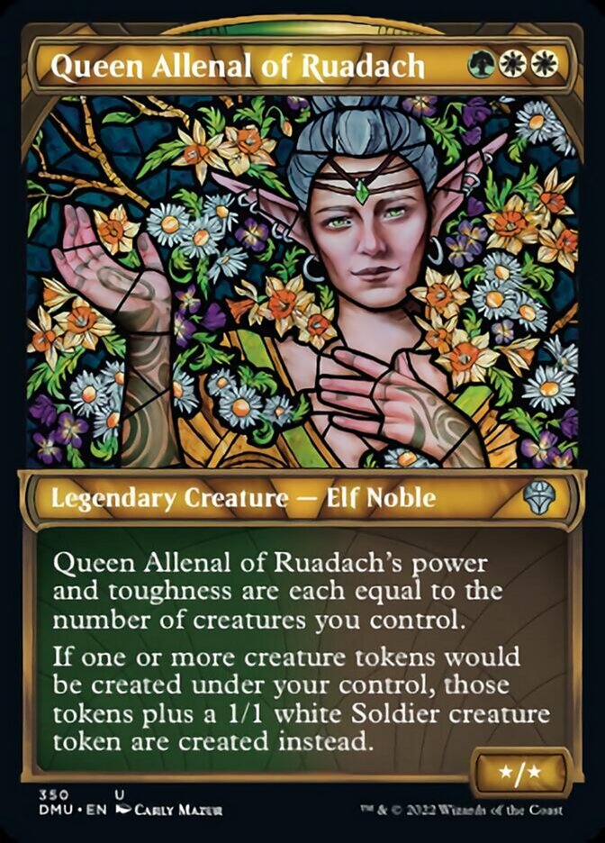Queen Allenal of Ruadach (Showcase Textured) [Dominaria United] | Tabernacle Games