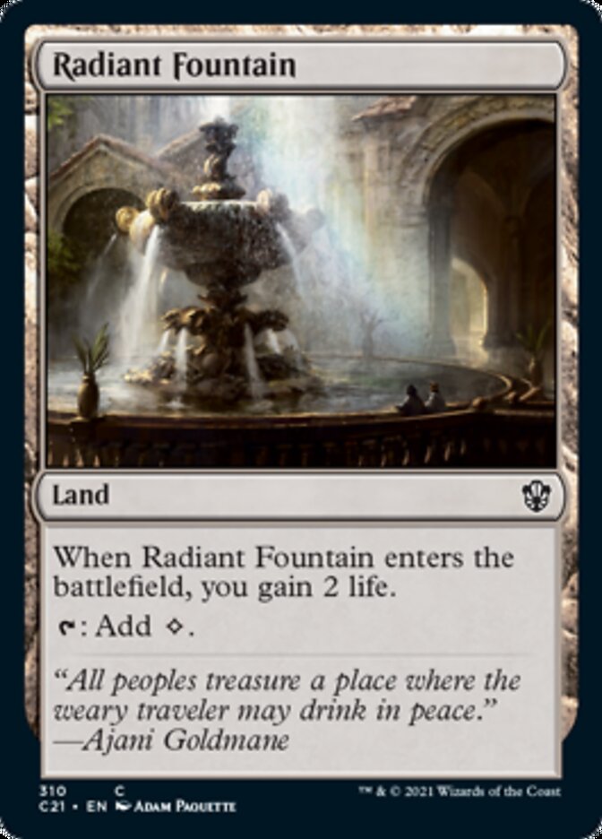 Radiant Fountain [Commander 2021] | Tabernacle Games