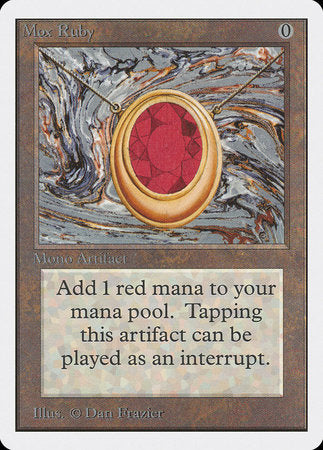 Mox Ruby [Unlimited Edition] | Tabernacle Games