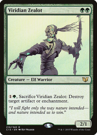 Viridian Zealot [Commander 2015] | Tabernacle Games