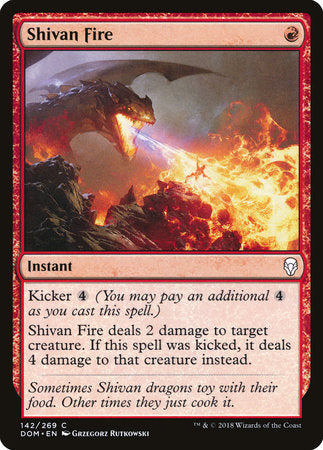 Shivan Fire [Dominaria] | Tabernacle Games