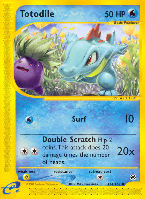 Totodile (134/165) [Expedition: Base Set] | Tabernacle Games