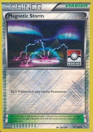 Magnetic Storm (91/106) (League Promo) [XY: Flashfire] | Tabernacle Games