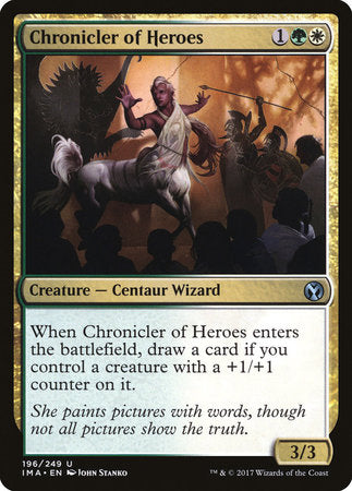 Chronicler of Heroes [Iconic Masters] | Tabernacle Games