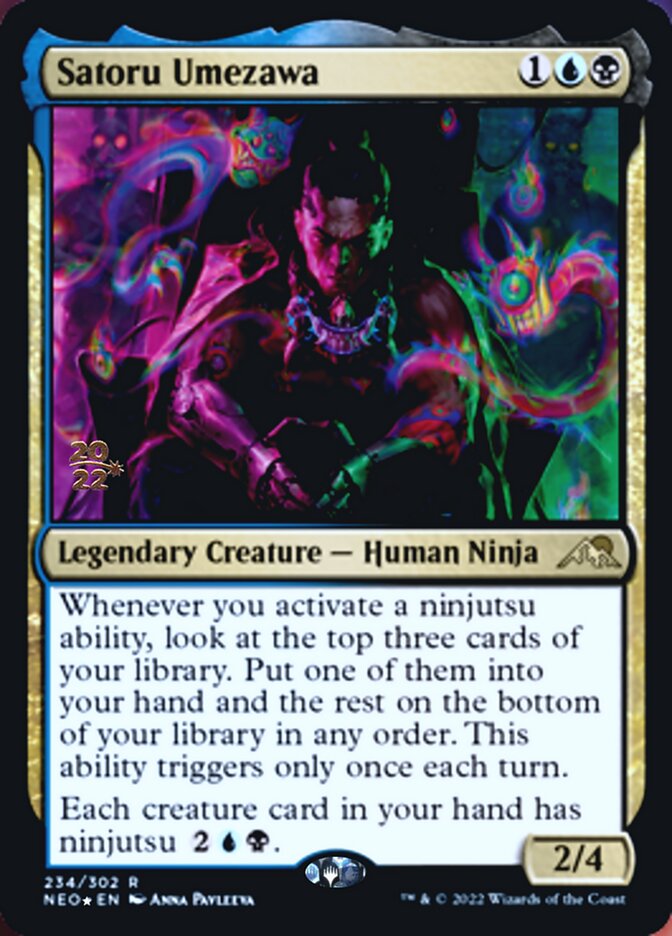 Satoru Umezawa [Kamigawa: Neon Dynasty Prerelease Promos] | Tabernacle Games