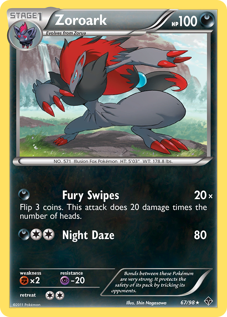 Zoroark (67/98) [Black & White: Emerging Powers] | Tabernacle Games