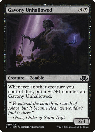Gavony Unhallowed [Eldritch Moon] | Tabernacle Games
