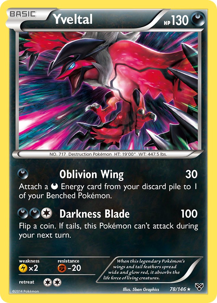 Yveltal (78/146) (Theme Deck Exclusive) [XY: Base Set] | Tabernacle Games