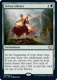 Sylvan Library [Commander Collection: Green] | Tabernacle Games