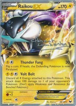 Raikou EX (38/108) (Anguille Sous Roche - Clement Lamberton) [World Championships 2013] | Tabernacle Games