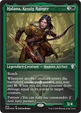 Halana, Kessig Ranger (Foil Etched) [Commander Legends] | Tabernacle Games