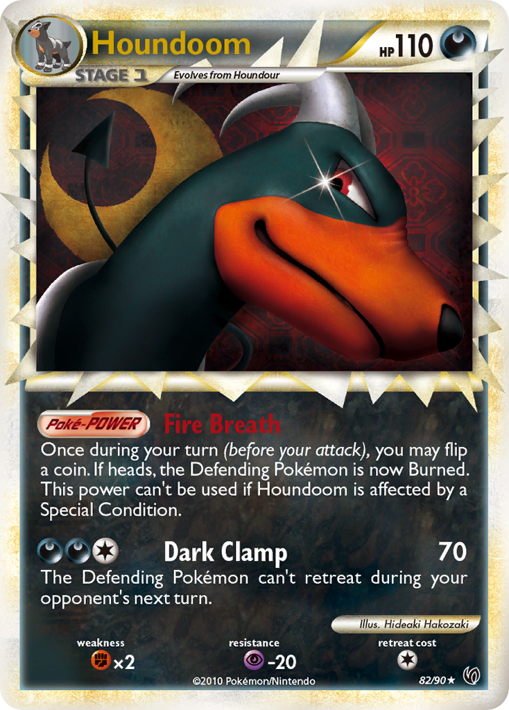 Houndoom (82/90) [HeartGold & SoulSilver: Undaunted] | Tabernacle Games