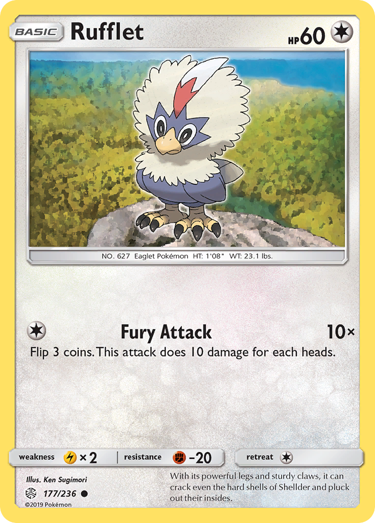 Rufflet (177/236) [Sun & Moon: Cosmic Eclipse] | Tabernacle Games