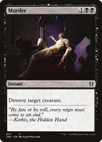 Murder [Zendikar Rising Commander] | Tabernacle Games