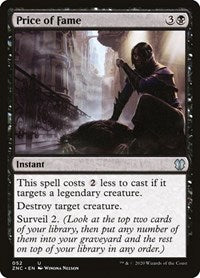 Price of Fame [Zendikar Rising Commander] | Tabernacle Games