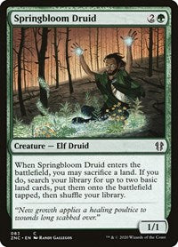 Springbloom Druid [Zendikar Rising Commander] | Tabernacle Games