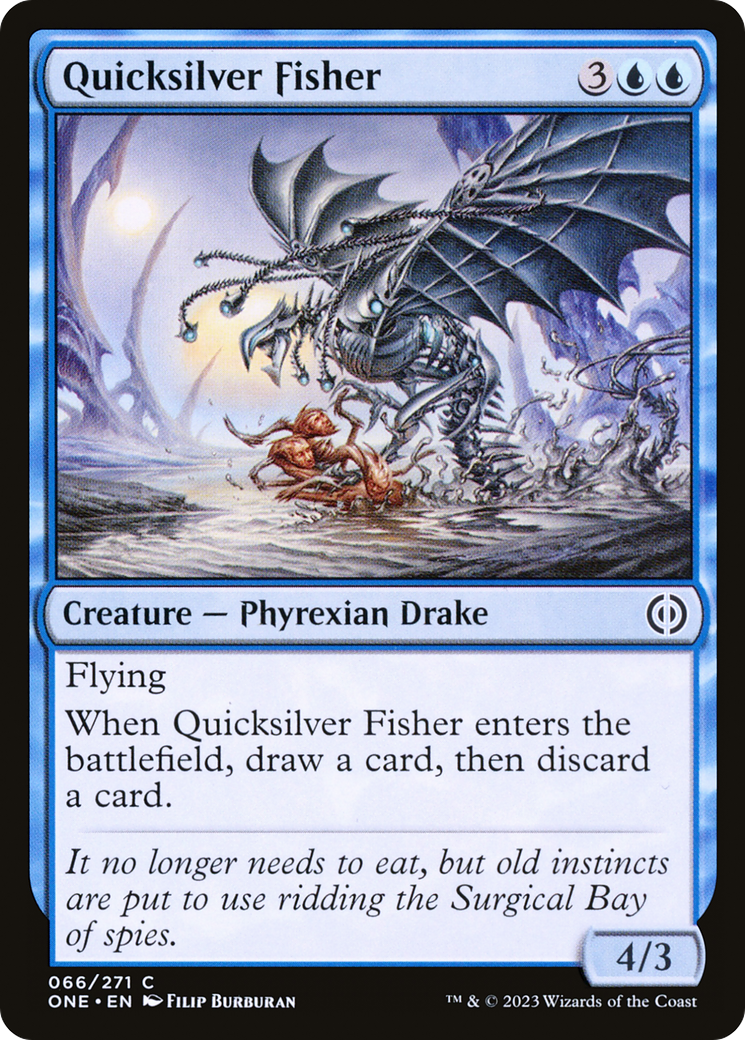 Quicksilver Fisher [Phyrexia: All Will Be One] | Tabernacle Games