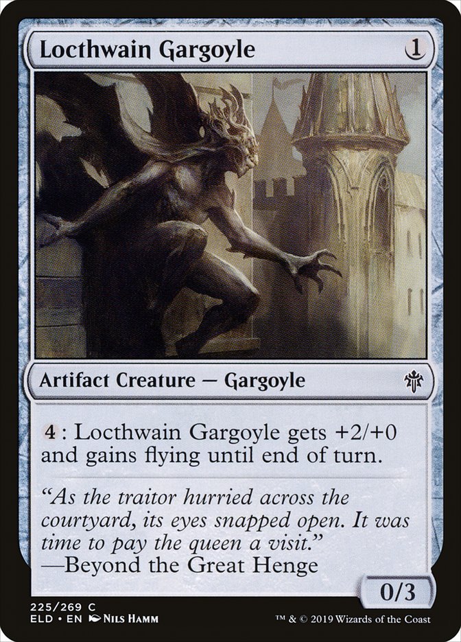 Locthwain Gargoyle [Throne of Eldraine] | Tabernacle Games