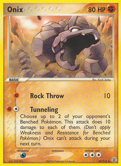 Onix (42/112) [EX: FireRed & LeafGreen] | Tabernacle Games