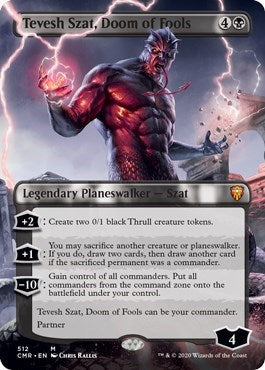 Tevesh Szat, Doom of Fools (Extended Art) [Commander Legends] | Tabernacle Games