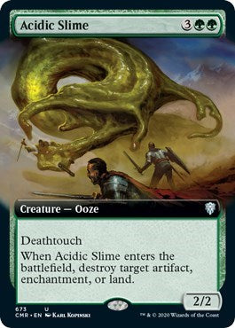 Acidic Slime (Extended Art) [Commander Legends] | Tabernacle Games