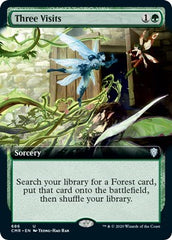 Three Visits (Extended Art) [Commander Legends] | Tabernacle Games