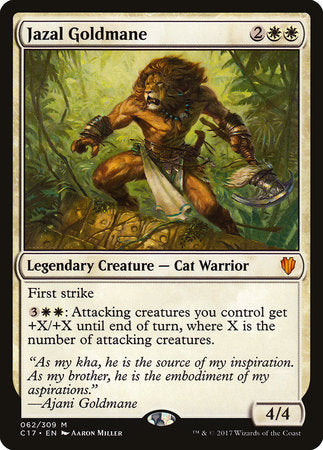Jazal Goldmane [Commander 2017] | Tabernacle Games