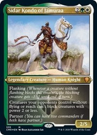 Sidar Kondo of Jamuraa (Foil Etched) [Commander Legends] | Tabernacle Games