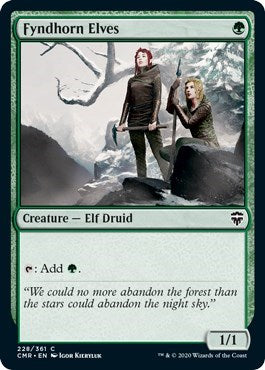 Fyndhorn Elves [Commander Legends] | Tabernacle Games