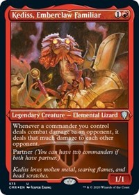 Kediss, Emberclaw Familiar (Foil Etched) [Commander Legends] | Tabernacle Games