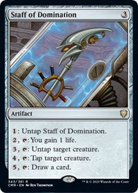 Staff of Domination [Commander Legends] | Tabernacle Games