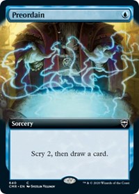Preordain (Extended Art) [Commander Legends] | Tabernacle Games
